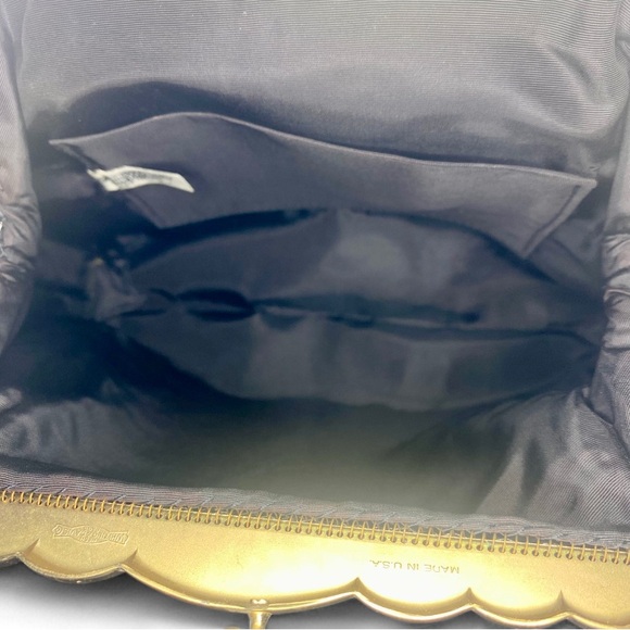 Vintage Whiting & Davis Black Beaded Mesh Evening Bag - Picture 5 of 10